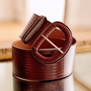 Sezane leather belt NWT